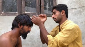 Лучший Индийский уличный массаж головы и тела за 100 рупи