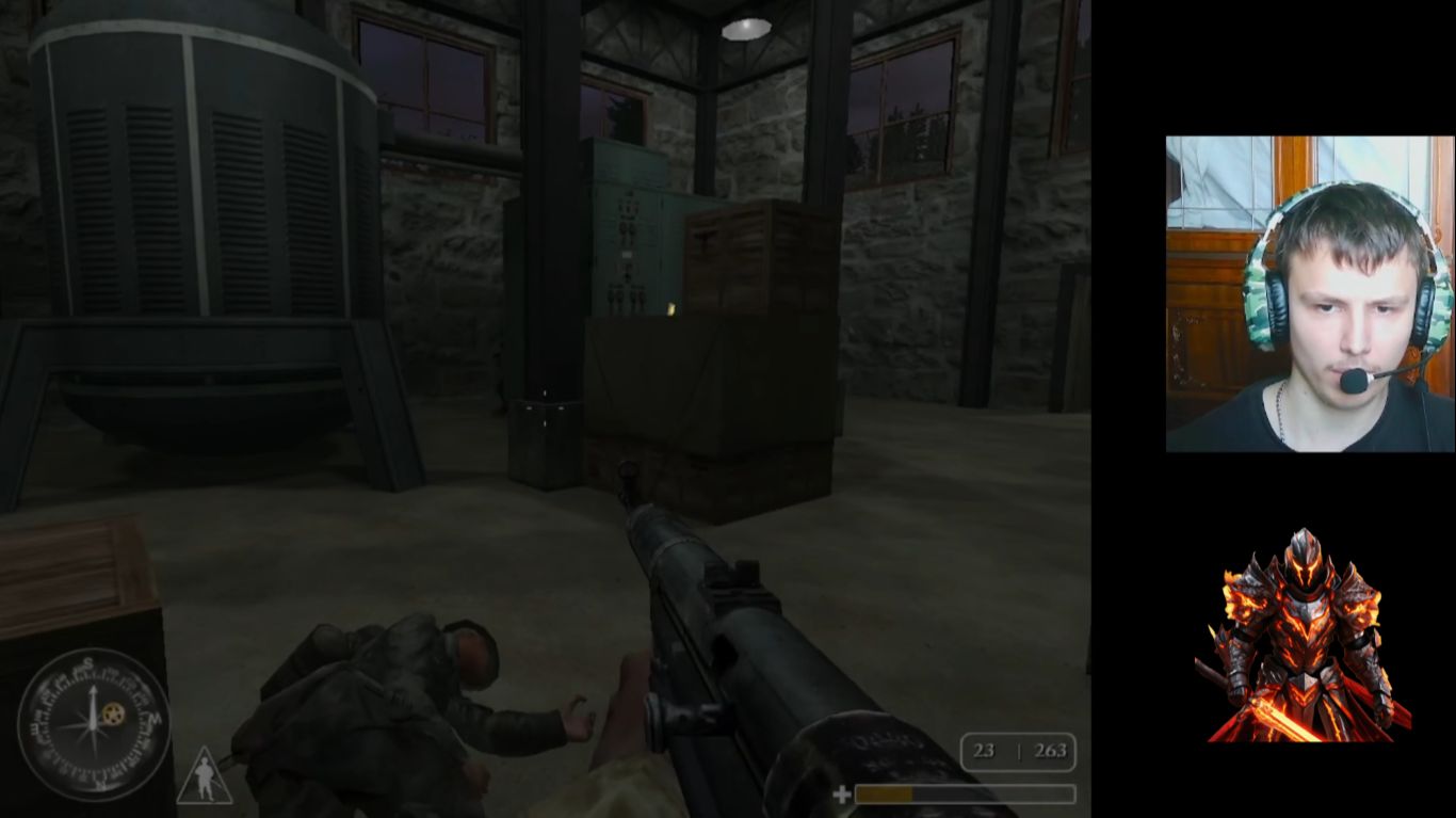 тёмный рыцарь прошёл 2 ур. в Call of Duty. 6 серия.