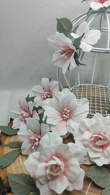 Цветы для скрапбукинга