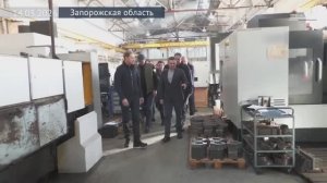 Первый вице-премьер Денис Мантуров совершил рабочую поездку в Запорожскую область, 14 марта 2026