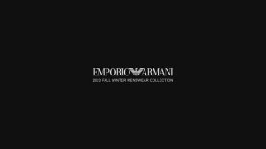 Показ мужской коллекции Emporio Armani осень-зима 2023-2024