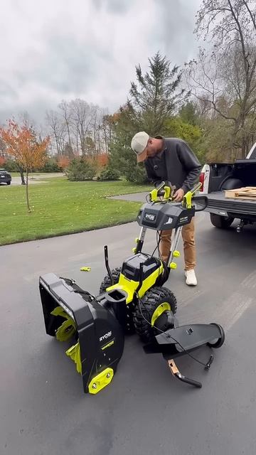 048. Battery Powered Snow Blower!👀