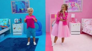 Влад и Ники - розовая и синяя комнаты