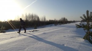 Куница. Фотоловушка. Завтрак на костре.