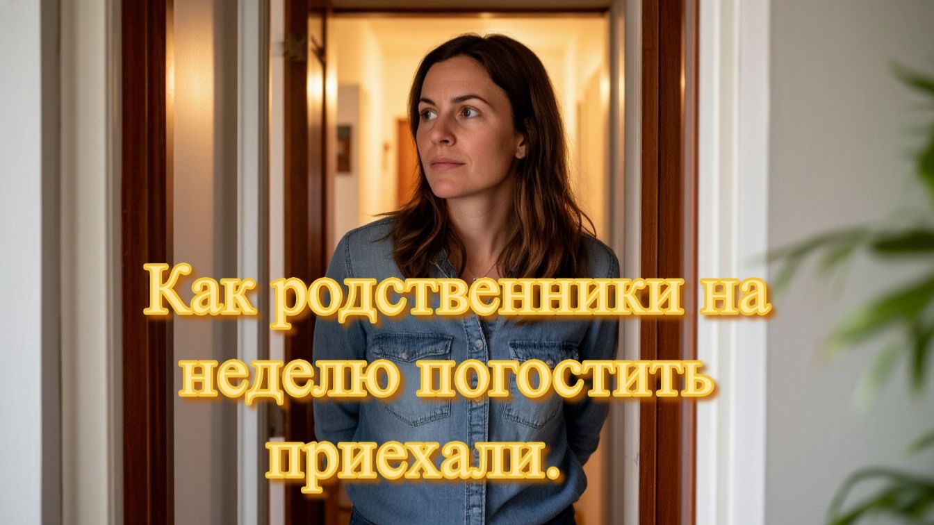 Как родственники на недельку пожить приехали