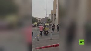 لقطات تظهر الدمار الناتج عن سقوط مقذوف إيراني في إيلات جنوب إسرائيل