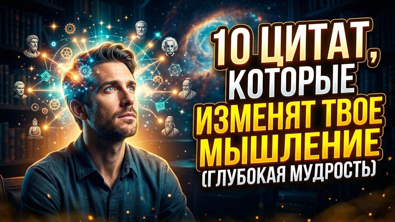 10 цитат о жизни, которые изменят твое мышление