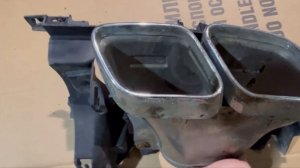 Накладка заднего правого глушителя mercedes насадка глушителя мерседес 167 20311