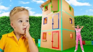 Гигантский картонный дом с Крисом!