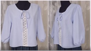 Как легко превратить обычную рубашку в дизайнерскую блузку!