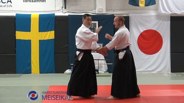 10.Aikido Ai Hanmi Uchikaiten Ikkyo Omote, Shishiya Sensei Sundsvall 2016