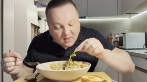 Цветная капуста с яйцами мукбанг