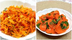 Салат из МОРКОВИ (два рецепта)! Вкусно и полезно!