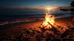 В камине в 6 утра