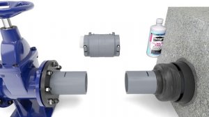 Анимированная инструкция по прокладки гибкого трубопровода сквозь стену.