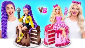 Укрась Торт Челлендж | Руми vs Барби!...