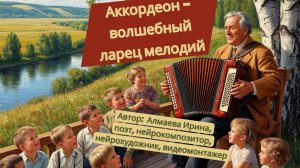 Аккордеон - волшебный ларец мелодий. Алмаева Ирина (нейрокомпозитор, видеомонтажер, нейрохудожник)