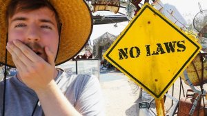 ПРОВЁЛ 24 ЧАСА В ГОРОДЕ БЕЗ ЗАКОНОВ! MRBEAST МИСТЕРБИСТ НА РУССКОМ мистер бист