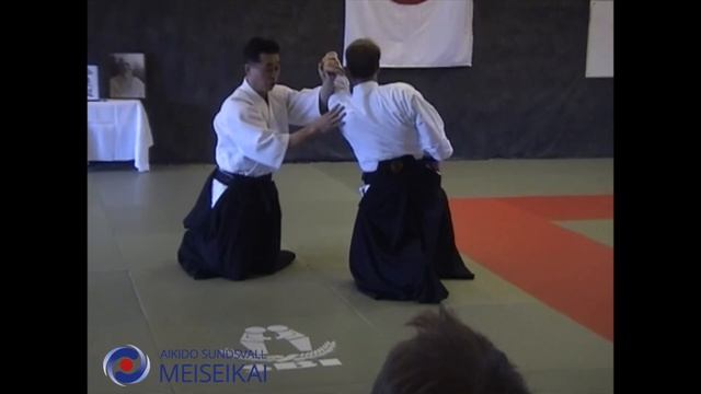 15.Aikido Suwariwaza Shomen Uchi Shihonage Shishiya Sensei, Sundsvall 2004