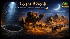 Сура Юсуф — красивое чтение Корана перед сном для спокойствия души - история терпения и надежды