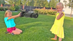 Софунья Шалунья - София стала фотографом. Ника - МОДЕЛЬ.