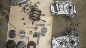 Дефектовка двигателя Ява 634 из г. Санкт-Петербург (Jawa 634)