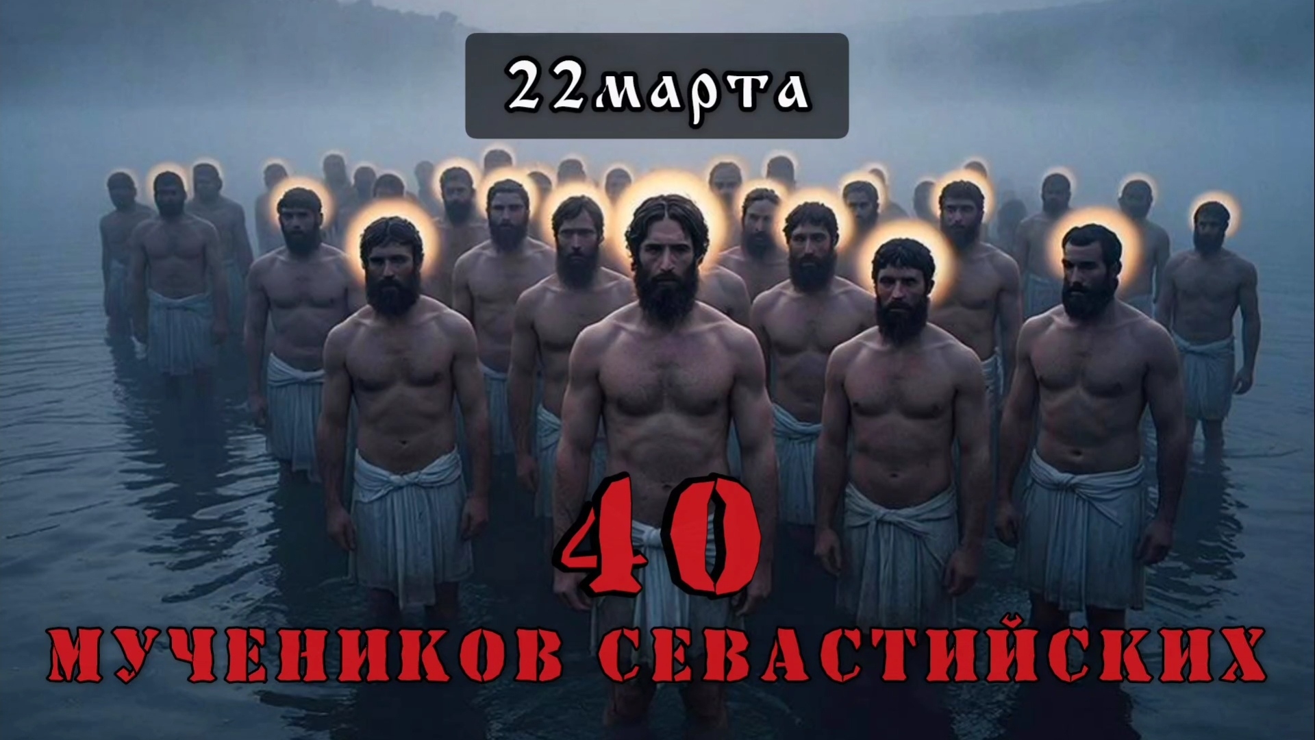 22 марта Страдания 40 мучеников Севастийских (ок. 320)