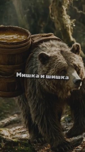 Мишка и шишка