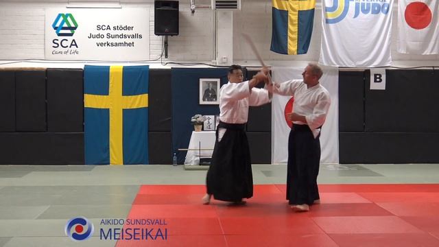 15.Aikido Ken No Tebiki Ai Hanmi Nikyo, Shishiya Sensei Sundsvall 2016