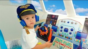 Челлендж С Самолётом И Детским Отелем с Владом и ники!...