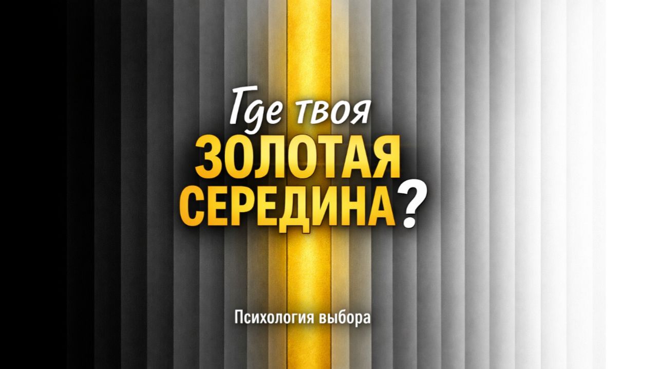 Золотая середина. Почему одни постоянно ошибаются, а другие принимают точные решения?