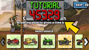 💀 45329 TUTORIAL 💀 (Take To The Skies) - Hill Climb Racing 2