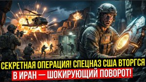 ⚡️СЕКРЕТНАЯ ОПЕРАЦИЯ! Спецназ США ВТОРГСЯ в Иран за ядерным ураном , ШОКИРОВАЛО весь мир!