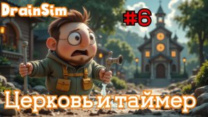 ЦЕРКОВЬ И ДАМБА: таймер провален, но миссия выполнена! | DrainSim #6 | Бруно Плей