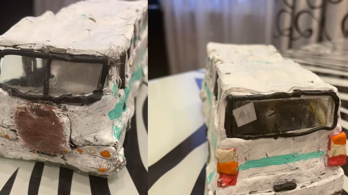 Паз320402-05 полностью из пластилина! Но для чего?