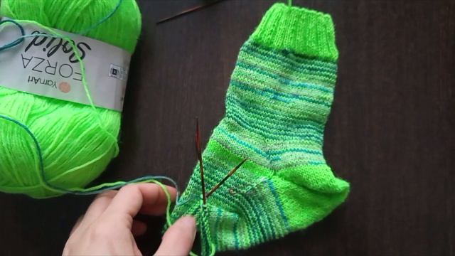 Первые носки хеликсом!