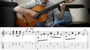 A COMME AMOUR Richard Clayderman на Гитаре. Уроки гитары. Ноты и табы для Гитары Jinsung Lee