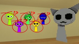 Спрунки Пиксель Грей Хочет Найти своих Друзей