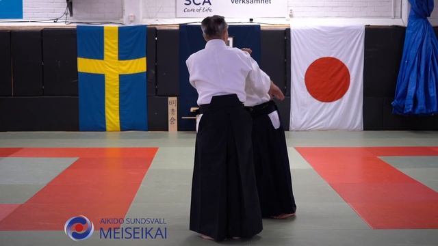 16.Aikido Gyakuhanmi Nikyo, Shishiya Sensei Sundsvall 2023