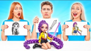 Кто Лучше Нарисует Предмет, Получит Его | Потрясающие Арт-Трюки!...