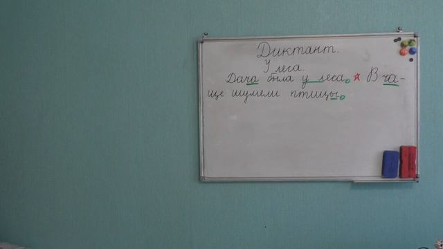 ПИШЕМ ДИКТАНТ ВМЕСТЕ СО МНОЙ! Диктант для первых и вторых классов.