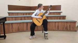 Сафонова Елизавета. М. Линнеман Ночной шепот, А. Диабелли Рондо