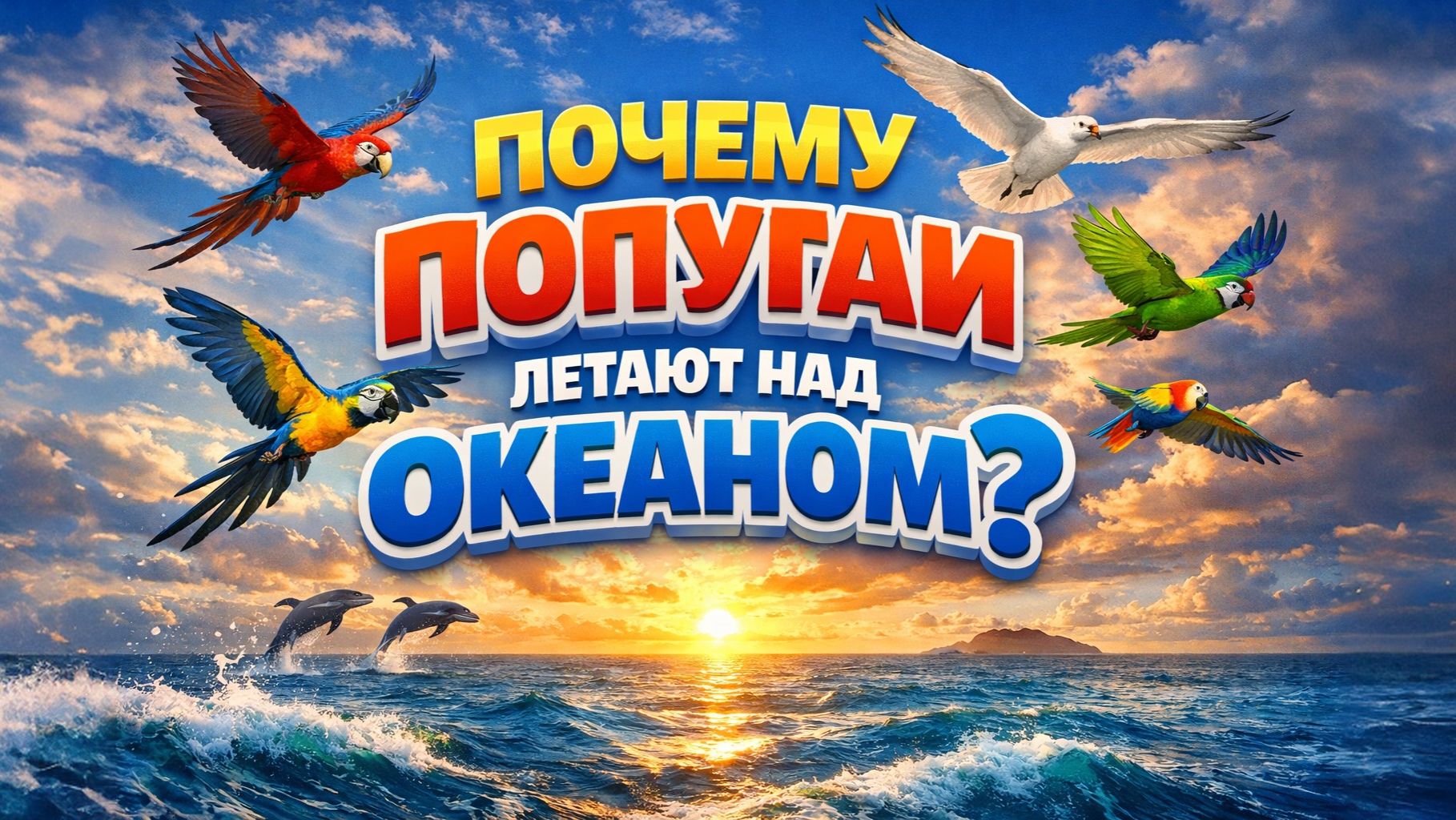 ПОЧЕМУ ПОПУГАИ ЛЕТАЮТ НАД ОКЕАНОМ?