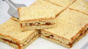 Без яиц, БЕЗ молока, БЕЗ сливочного масла 🔥 Ну ОЧЕНЬ вкусно! ПОСТНАЯ ПЕСОЧНАЯ ПОЛОСКА С ПОВИДЛОМ 🍪