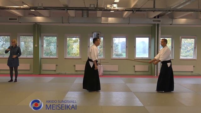 4.Aikido Tachidori Ikkyo Omote & Shihonage Shishiya Sensei Malmö 2017