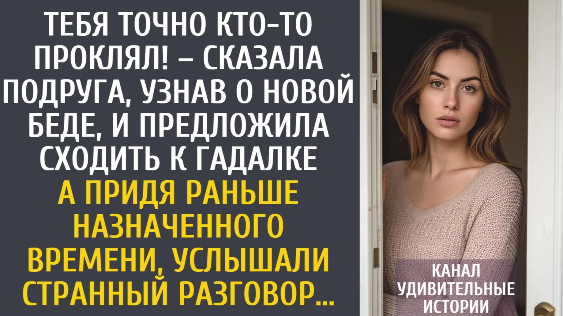 Истории из жизни Тебя точно кто-то проклял! – сказала подруга, предложив сходить к гадалке…