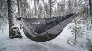 Первый зимний поход с гамаком. Квазар Экстрим от ЧиллСкилл