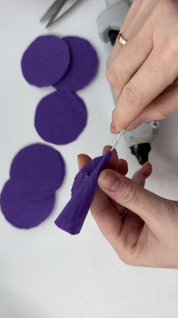 Букет из фетра своими руками #diy #творчество #pinterest #handmade