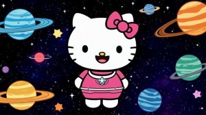 Хэллоу Китти в космосе