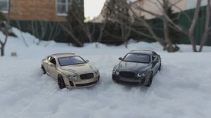 Сравнение моделей Bentley Continental Supersports Convertible ISR от welly